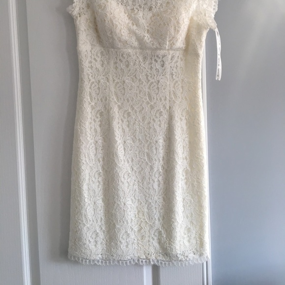 DB Studio White Lace Mini Dress - Picture 3 of 4